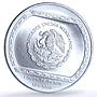 Mexico 5 pesos Bajorrelieve Tajin KM-569 Precolombina Veracruz silver coin 1993
