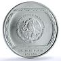 Mexico 5 pesos Palma Con Cocodrilo KM-582 Precolombina Veracruz silver coin 1993