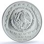 Mexico 5 pesos Sacerdote KM-664 Precolombina Toltec silver coin 1998