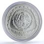 Mexico 5 pesos Sacerdote KM-664 Precolombina Toltec silver coin 1998