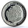 Costa Rica 2 colones Central Bank KM-190 Building proof silver coin 1970