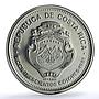 Costa Rica 300 colones Alajuela Gregorio Ramirez KM-223 proof silver coin 1981