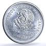 Mexico 5 pesos Opening Southern Railroad KM-466 Train silver coin 1950