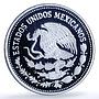 Mexico 25 pesos Football World Cup 1986 KM-503 Sports proof silver coin 1985