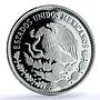 Mexico 50 pesos Football World Cup 1986 KM-504 Sports proof silver coin 1985
