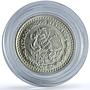 Mexico 1/20 onza Libertad Angel Independence KM-609 Bullion silver coin 1997