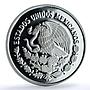 Mexico 5 pesos Cuauhtemoc KM-635 Navy School Ship Clipper proof silver coin 1999