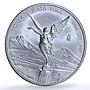 Mexico 1 onza Libertad Angel of Independence KM-613 Bullion silver coin 1996