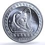 Mexico 100 pesos Guerrero Aguila KM-556 Precolombina Aztec silver coin 1992