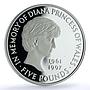 Great Britain 5 pounds Princess Diana Wales KM-997a proof silver coin 1999