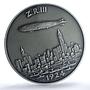 Germany Weimar Graf Zeppelin ZR III Kaiser-459 SP 63 PCGS silver medal 1924
