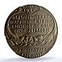Germany Empire SMS Mowe Return Kienast-175 WWI Two Fish MS 63 bronze medal 1963