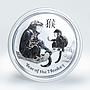 Australia 1 dollar Year of the Monkey Lunar Calendar Series ІI silver coin 2016