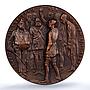 Germany Weimar Wilhelm II The Mourning Kienast-236 MS 63 PCGS bronze medal 1919