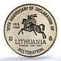 Lithuania Presidents Restoration Horseman SP 66 PCGS silver medal 1918 - 1968 FM