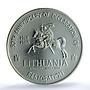 Lithuania Presidents Restoration Horseman SP 66 PCGS silver medal 1918 - 1968 FM