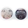 Ukraine 5 hryvnia 500 years of Battle of Orsha swords hetman nickel coin 2014