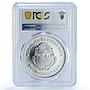 Costa Rica 100 colones Year of the Child KM-206 Bird MS 66 PCGS silver coin 1979