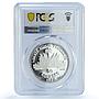 Haiti 50 gourdes European Market Treaty KM-130 Map PR 68 PCGS silver coin 1977