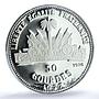 Haiti 50 gourdes European Market Treaty KM-130 Map PR 68 PCGS silver coin 1977