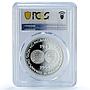 Philippines 500 piso Central Bank KM-275 Building PR 67 PCGS silver coin 1999