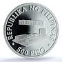 Philippines 500 piso Central Bank KM-275 Building PR 67 PCGS silver coin 1999