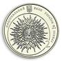 Ukraine 2 hryvnia Yakiv Hnizdovsky sculptor painter illustrator nickel coin 2015