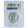 China 30 yuan Figure Skating Lake Placid Olympics Piefort PR67 PCGS Ag coin 1980