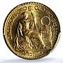 Peru 5 soles oro Republic KM-235 Seated Liberty MS 66 PCGS gold coin 1963