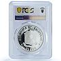 Philippines 25 piso Marcos Reagan KM-235 Politics PR 67 PCGS silver coin 1982
