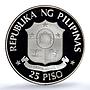 Philippines 25 piso Marcos Reagan KM-235 Politics PR 67 PCGS silver coin 1982