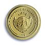 Palau 1 dollar Valentinian Aureus Restrike KM-611 MS 70 PCGS gold coin 2012