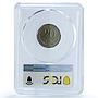 Paraguay 20 centavos Republic KM-8 Schon-3 MS 65 PCGS CuNi coin 1900