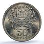 Portugal 50 centavos Second Republic KM-577 MS 64 PCGS NiBrass coin 1940