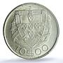 Portugal 10 escudos Second Republic KM-582 Ship MS 65 PCGS silver coin 1934