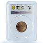 Portugal 10 centavos Republic KM-573 Liberty Head MS 65 PCGS bronze coin 1930