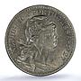 Portugal 50 centavos Second Republic KM-577 MS 62 PCGS NiBrass coin 1927