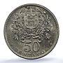 Portugal 50 centavos Second Republic KM-577 MS 62 PCGS NiBrass coin 1927