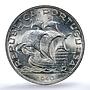 Portugal 5 escudos Second Republic KM-581 Ship MS 64 PCGS silver coin 1940