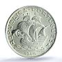 Portugal 5 escudos Second Republic KM-581 Ship MS 64 PCGS silver coin 1940