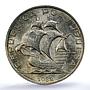 Portugal 2 1/2 escudos Second Republic KM-580 Ship MS 64 PCGS silver coin 1932