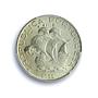 Portugal 2 1/2 escudos Second Republic KM-580 Ship MS 64 PCGS silver coin 1932