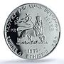 Ethiopia 5 dollars Empress Zauditu Zewditu KM-51 PR 67 PCGS silver coin 1972