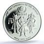 Mongolia 500 togrog Children of World KM-193 UNICEF PR 69 PCGS silver coin 1997
