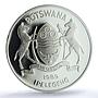 Botswana 2 pula Save the Children KM-22 UNICEF Sheep PR 69 PCGS silver coin 1989