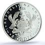 Ghana 5 cedis Happy Birthday Coloured Sun Moon Child PR 70 PCGS silver coin 2018