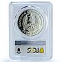 Guinea-Bissau 20000 pesos Cabral Deposed KM-26 PR 62 PCGS silver coin 1990