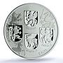 Latvia 5 euros Coats of Arms KM-200 Independence PR 70 PCGS silver coin 2018