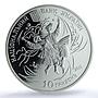 Ukraine 10 hryvnias Hopak KM-628 Folk Dance Cossack PR 69 PCGS silver coin 2011