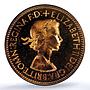 Great Britain 1/2 penny Elizabeth II KM-882 S-4155 PR 65 PCGS bronze coin 1953